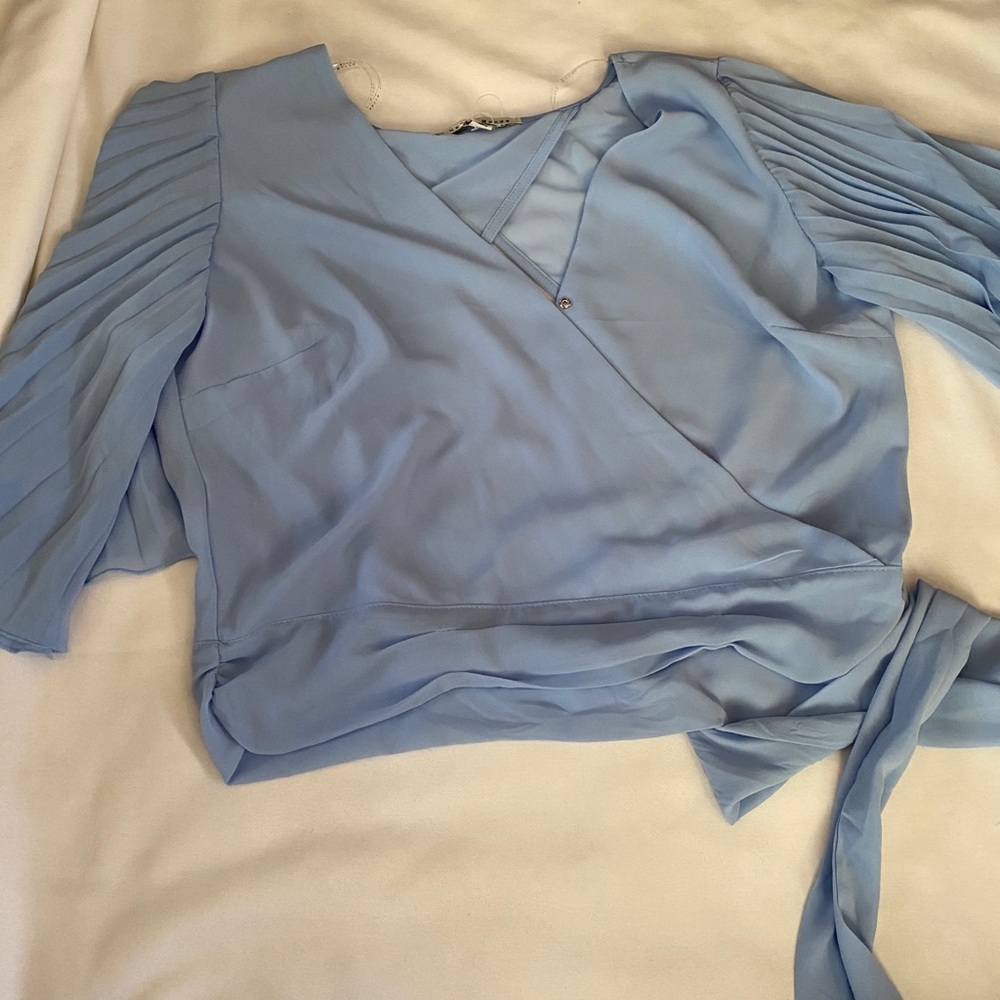 Baby Blue crop top